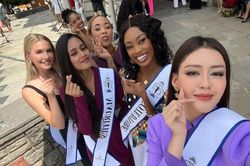 Đặng Thanh Ngân xinh đẹp giữa dàn thí sinh Miss Supranational 2023