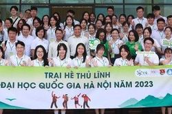 Lần đầu tiên tổ chức Trại hè thủ lĩnh Đại học Quốc gia Hà Nội