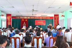 Phó Chủ tịch nước Cộng hòa XHCN Việt Nam Võ Thị Ánh Xuân tiếp xúc cử tri huyện Châu Thành