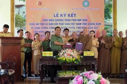 Tăng cường tuyên tuyền, vận động tăng ni, phật tử tham gia bảo đảm TTATGT