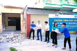 Thành đoàn Ninh Bình khởi công xây dựng Nhà nhân ái cho gia đình thân nhân liệt sỹ