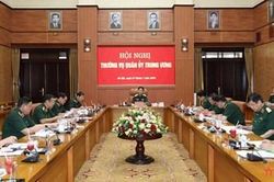 Đại tướng Phan Văn Giang chủ trì Hội nghị Thường vụ Quân ủy Trung ương