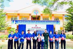 Tuổi trẻ BĐBP Gia Lai sôi nổi tham gia Chiến dịch 'Hành quân xanh'