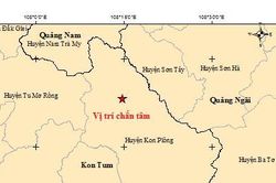 10 trận động đất xảy ra trong 1 buổi sáng tại tỉnh Kon Tum