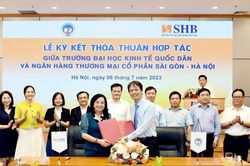 SHB hợp tác ĐH Kinh tế Quốc dân nâng chất lượng nguồn nhân lực