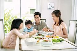 Bữa ăn gia đình phản ánh cuộc sống hôn nhân