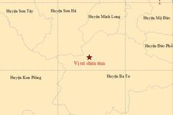 Hai huyện miền núi xảy ra 11 trận động đất trong một buổi sáng