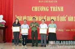 Xã Lâm Ca, huyện Đình Lập tổ chức Ngày hội toàn dân bảo vệ an ninh Tổ quốc năm 2023