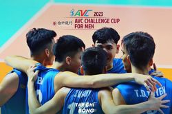Thắng Australia 1 set, ĐT bóng chuyền Việt Nam đi tiếp tại AVC Men's Challenge Cup 2023