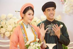 Toàn cảnh đám cưới toàn 'mỹ nhân' đình đám V-biz của Á hậu Phương Anh cùng chồng doanh nhân