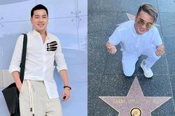 Sao Việt 9/7: Mr.Đàm được khắc tên trên phố Hollywood, Quang Minh trẻ trung ở tuổi 63
