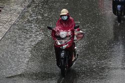Vùng núi Bắc Bộ mưa lớn lúc chiều tối và đêm, có nơi trên 80 mm