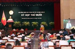 Khai mạc Kỳ họp thứ X Hội đồng nhân dân TP Hồ Chí Minh khóa X