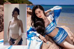 Màn khoe lưng 'triệu view' của Hoa hậu Bảo Ngọc với chiếc áo bé xíu