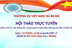 Tham dự Hội thảo 'Hướng dẫn tra cứu thông tin và giải quyết tranh chấp thương mại với đối tác Ấn Độ'
