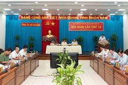 Khai mạc Hội nghị lần thứ 12, Ban Chấp hành Đảng bộ tỉnh An Giang (khóa XI)