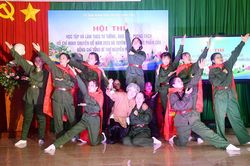 Phòng Giáo dục và Đào tạo huyện Châu Phú tổ chức hội thi học tập và làm theo Bác