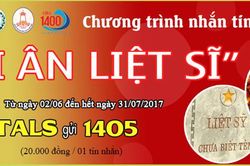 Phát động chương trình nhắn tin 'Tri ân liệt sĩ - 2023'