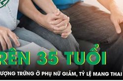 Phụ nữ trên 35 tuổi số lượng trứng giảm, tỷ lệ mang thai thấp
