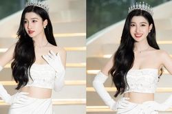 Diện áo quây khoe vòng eo săn chắc, Á hậu Phương Nhi gặp tình huống khó xử