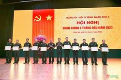 Quân khu 4: Hoàn thành tốt nhiệm vụ quân sự, quốc phòng và công tác xây dựng Đảng