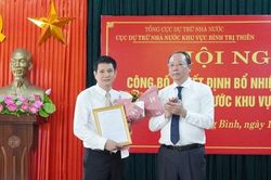 Ông Lê Quang Thành giữ chức Cục trưởng Cục Dự trữ Nhà nước khu vực Bình Trị Thiên