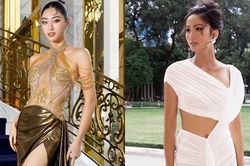 Lương Thùy Linh kiêu sa như 'nữ hoàng', H'hen Niê da nâu nhìn lâu càng đẹp