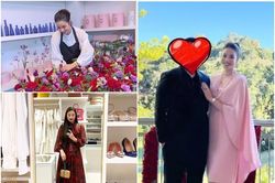 Phạm Hương bên hôn phu, xóa tin đồn bị 'thất sủng', phải bán hoa kiếm thêm thu nhập