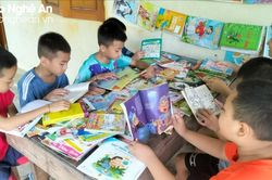 Thư viện - điểm đến bổ ích của học sinh vùng cao dịp hè