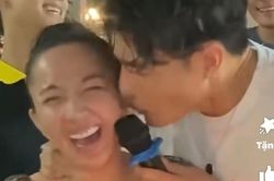 Lê Dương Bảo Lâm đón sinh nhật giản dị cùng gia đình, khóa môi bà xã cực ngọt