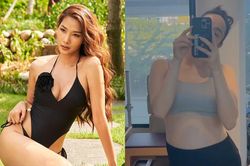 Sao Việt 12/7: Hoàng Thùy nóng bỏng, Minh Hằng chăm chỉ tập thể dục ở cuối thai kỳ