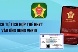 Hướng dẫn cách tích hợp thẻ BHYT vào VNeID