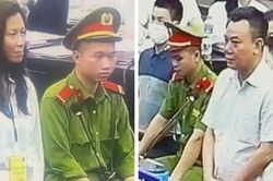 Cựu Phó Giám đốc Công an Hà Nội và 'em gái' cùng bật khóc tại tòa