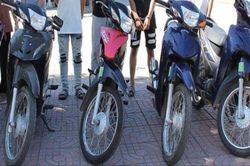 Triệt xóa ổ nhóm trộm cắp xe mô tô liên tỉnh
