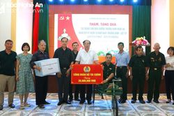 Công đoàn Bộ Tài chính, Sở Tài chính thăm và trao quà cho thương, bệnh binh