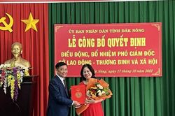 Một Phó Giám đốc Sở ở Đắk Nông được cho thôi việc theo nguyện vọng