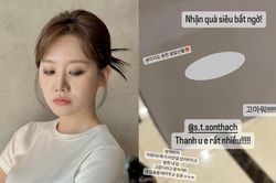 Nhận quà đắt tiền từ sao nam Vbiz, Hari Won bất ngờ thốt lên một điều