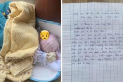 Nữ sinh để lại bé trai sơ sinh cùng bức thư có nội dung đầy xót xa trước cửa chùa