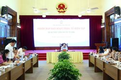Họp Ban soạn thảo, Tổ biên tập Dự án Pháp lệnh Chi phí tố tụng