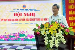 TAND tỉnh Sóc Trăng sơ kết công tác Hội thẩm nhân dân