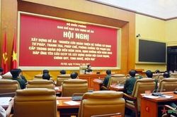 Thượng tướng Võ Minh Lương: Tiếp tục xây dựng đề án hoàn thiện hệ thống các cơ quan pháp luật trong Quân đội