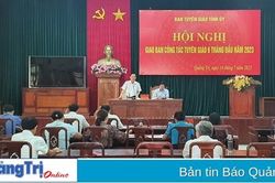 Giao ban công tác tuyên giáo 6 tháng đầu năm 2023