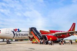 Máy bay lớn của Vietjet khoác lên mình biểu tượng du lịch Việt Nam
