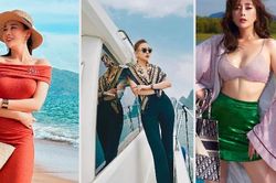 Gu thời trang đi biển của Phương Oanh thay đổi thế nào từ khi làm vợ Shark Bình?