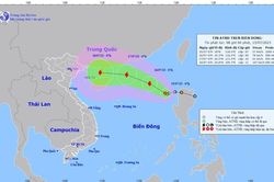 Áp thấp nhiệt đới sẽ mạnh lên thành bão trong 24 giờ tới