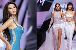 Quỳnh Châu diện đầm xẻ táo bạo, Ngọc Châu, Thảo Nhi Lê kết hợp nóng bỏng