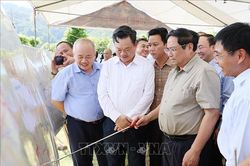 Thủ tướng kiểm tra dự án giao thông trọng điểm tại Bắc Kạn