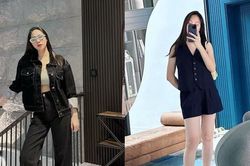 Cận cảnh vóc dáng thon thả của Đàm Thu Trang sau 2 tháng ở cữ