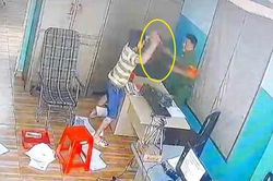 Truy xét đối tượng cầm kéo lao vào trụ sở Công an tấn công trực ban