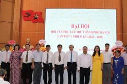 Ông Nguyễn Công Trường tiếp tục được bầu là Chủ tịch Hội Văn thư lưu trữ thành phố Hà Nội